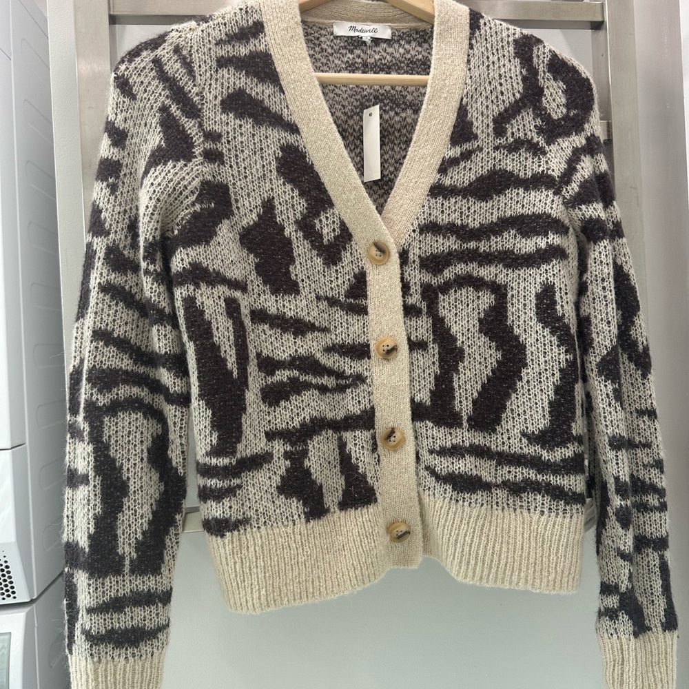 Madewell cardigan sweater.